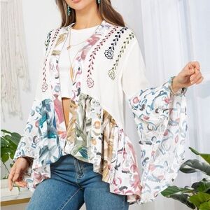 Boho Chic Women's Floral Jacket
